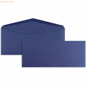 Blanke Briefumschläge 90x220mm 120g/qm gummiert VE=100 Stück glamour o