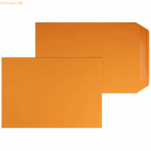 Blanke Versandtaschen 220x312mm 120g/qm gummiert VE=100 Stück apfelsin