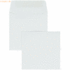 Blanke Briefumschläge 140x140mm 100g/qm gummiert VE=100 Stück weiß