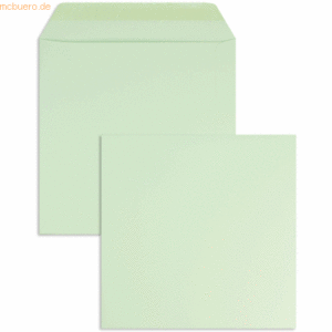 Blanke Briefumschläge 220x220mm 120g/qm gummiert VE=100 Stück mint