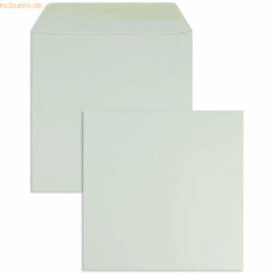 Blanke Briefumschläge 220x220mm 120g/qm gummiert VE=100 Stück flanell