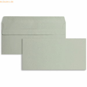 Blanke Briefumschläge DINlang 75g/qm selbstklebend VE=1000 Stück grau