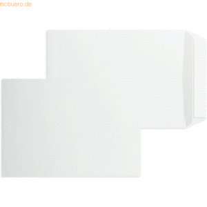 Blanke Versandtaschen 176x250mm (DIN B5) 90g/qm HK VE=500 Stück weiß
