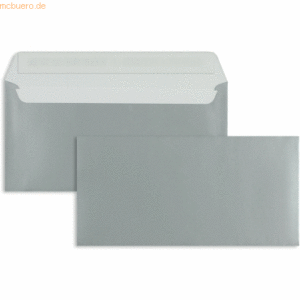 Blanke Briefumschläge DIN C6/5 130g/qm haftklebend VE=100 Stück silber