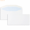 Blanke Kuvertierhüllen 114x235mm 90g/qm gummiert VE=1000 Stück weiß