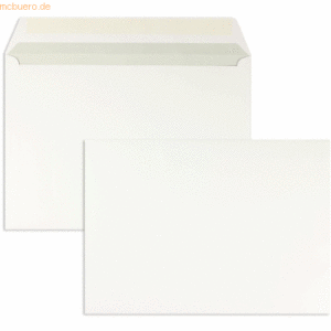 Blanke Kuvertierhüllen B4 120g/qm gummiert VE=250 Stück weiß