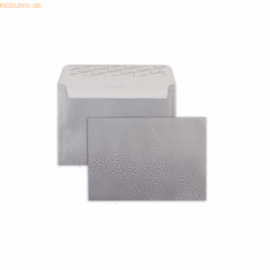 Blanke Briefumschläge C5 130g/qm haftklebend VE=100 Stück silber