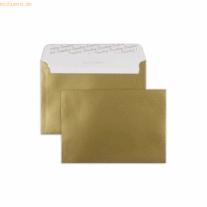 Blanke Briefumschläge C5 130g/qm haftklebend VE=100 Stück gold