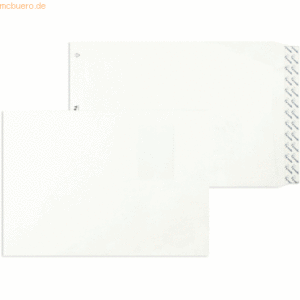 Blanke Versandtaschen Tyvek C4 54g/qm haftklebend Fenster VE=100 St. w