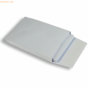 Blanke Faltentaschen 178x254x25mm 120g/qm haftklebend VE=125 Stück wei