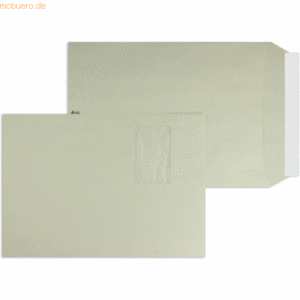 Blanke Versandtaschen C4 100g/qm haftklebend Fenster VE=250 Stück grau