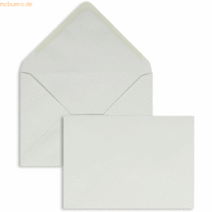 Blanke Briefumschläge C6 95g/qm gummiert VE=100 Stück weiß