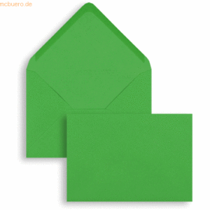 Blanke Briefumschläge C6 100g/qm gummiert VE=100 Stück frühlingsgrün