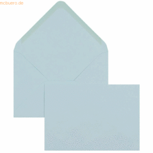 Blanke Briefumschläge 133x184mm 100g/qm gummiert VE=100 Stück pastellb