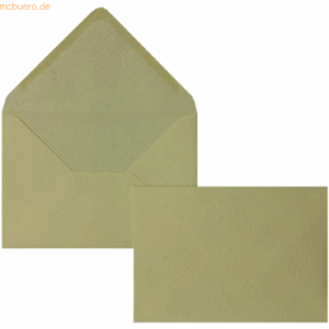 Blanke Briefumschläge 133x184mm 100g/qm gummiert VE=100 Stück creme