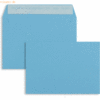 Blanke Briefumschläge C6 100g/qm haftklebend VE=100 Stück intensivblau