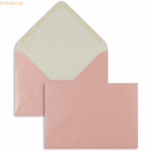 Blanke Briefumschläge 133x184mm 100g/qm gummiert VE=100 Stück pink
