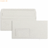 Blanke Briefumschläge DINlang 75g/qm selbstklebend Fenster VE=1000 Stü
