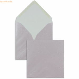 Blanke Briefumschläge 155x155mm 100g/qm gummiert VE=100 Stück lilac