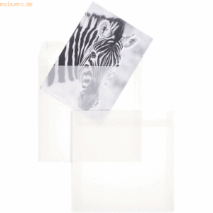 Blanke Briefumschläge Offset transparent 215x215mm 100g/qm HK VE=100 S