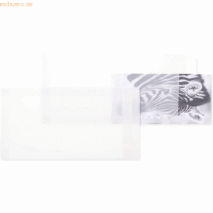 Blanke Versandtaschen Offset transp. 150x324mm 100g/qm HK VE=100 St. w
