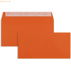 Blanke Briefumschläge DIN C6/5 100g/qm haftklebend VE=100 Stück orange