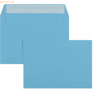 Blanke Briefumschläge C4 120g/qm haftklebend VE=100 Stück intensivblau