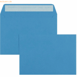Blanke Briefumschläge C4 120g/qm haftklebend VE=100 Stück königsblau