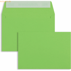 Blanke Briefumschläge C4 120g/qm haftklebend VE=100 Stück intensivgrün