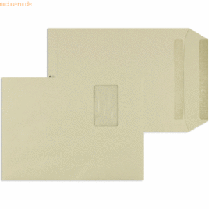 Blanke Versandtaschen C4 100g/qm SK Pergamin-Fenster VE=250 St. grau