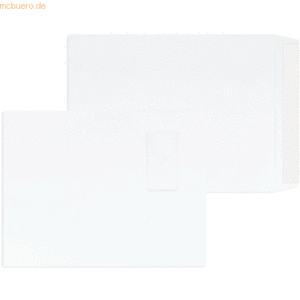 Blanke Versandtaschen 250x325mm 120g/qm haftklebend Sonderfenster VE=1