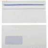 Blanke Briefumschläge 121x235mm 90g/qm selbstklebend Sonderfenster VE=