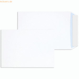 Blanke Versandtaschen EnURO C5 125g/qm haftklebend VE=125 Stück weiß