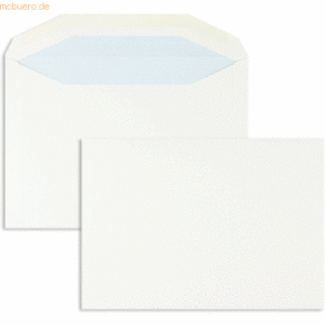Blanke Kuvertierhüllen C5 100g/qm gummiert VE=500 Stück weiß
