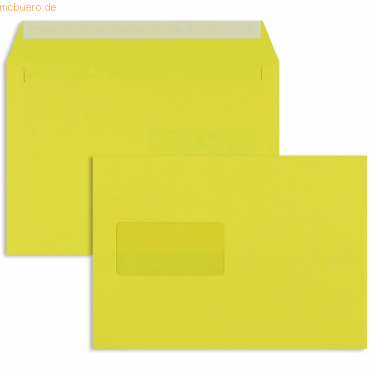 Blanke Briefumschläge C5 120g/qm haftklebend Fenster VE=500 Stück schw