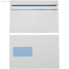 Blanke Briefumschläge 162x238mm 90g/qm selbstklebend Fenster VE=500 St