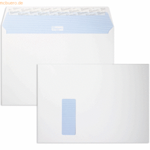 Blanke Briefumschläge C4 120g/qm haftklebend Sonderfenster VE=250 Stüc