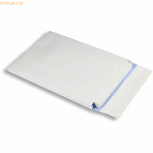 Blanke Faltentaschen 250x352x25mm B4 140g/qm haftklebend VE=125 Stück