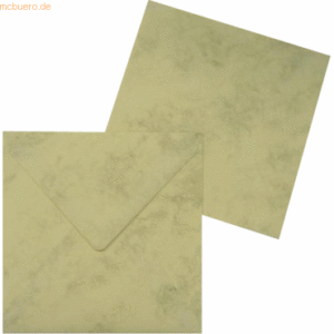 Blanke Briefumschläge 125x140mm 100g/qm gummiert VE=100 Stück chamois