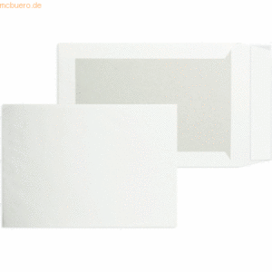 Blanke Versandtaschen B5 100g/qm HK Papprückwand VE=250 St. weiß