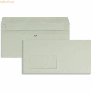 Blanke Briefumschläge DINlang 75g/qm selbstklebend Pergamin-Fenster VE