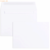 Blanke Briefumschläge 135x185mm 90g/qm haftklebend VE=100 Stück weiß