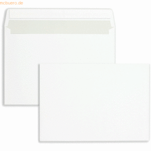 Blanke Briefumschläge C5 100g/qm haftklebend VE=500 Stück weiß