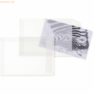 Blanke Versandtaschen Offset transparent C6 90g/qm HK VE=100 Stück wei