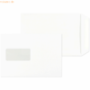 Blanke Versandtaschen C5 90g/qm selbstklebend Fenster VE=500 Stück wei