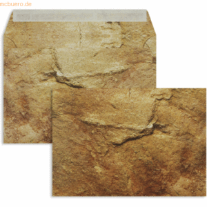 Blanke Briefumschläge C5 135g/qm haftklebend VE=125 Stück sandstein