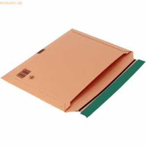 Blanke Vollpapptaschen braun 200x287x32mm Wellpappe Haftklebung VE=100