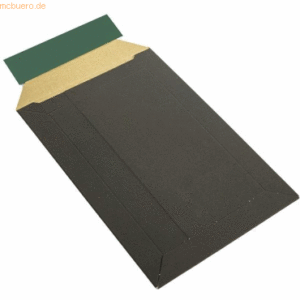 Blanke Vollpapptaschen schwarz 214x269x32mm Vollpappe Haftklebung VE=1