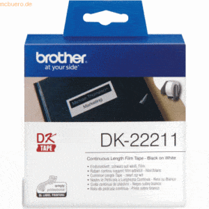 Brother DK-Endlos-Etiketten 29mm x 15