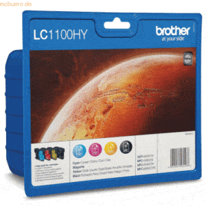 Brother Tintenpatronen Brother LC-1100HY Multipack (je 1x BK/M/C/Y)